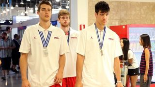 06.07.2015., Zagreb – Svecani docek kosarkasa do 19 godina koji su na svjetskom prvenstvu u Grckoj osvojili srebrnu medalju. Photo: Goran Stanzl/PIXSELL