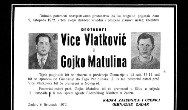 Vlatković i Matulina Osmrtnica