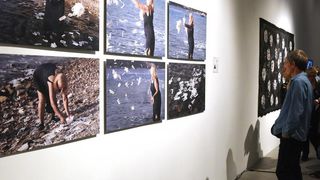 U Muzeju suvremene umjetnosti otvorena je izlozba Umjetnik na odmoru. Photo: Davor Visnjic/PIXSELL U Muzeju suvremene umjetnosti otvorena je izlozba Umjetnik na odmoru. Photo: Davor Visnjic/PIXSELL