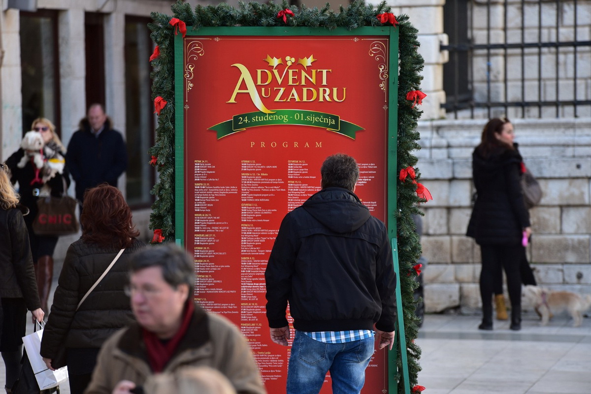 Advent u Zadru: Prekrasno subotnje jutro u Zadru