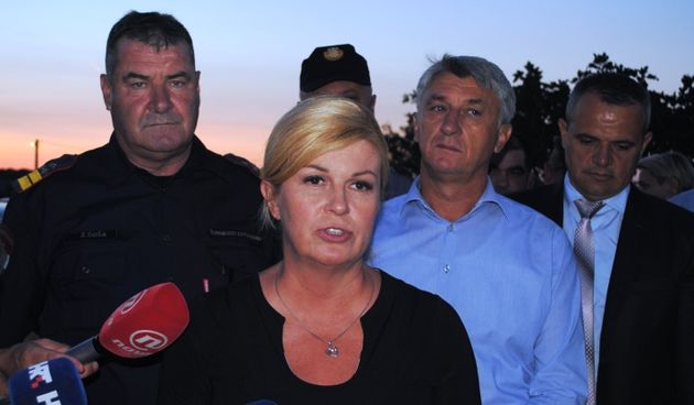 Predsjednica Kolinda Grabar Kitarović  i župan Božidar Longin u Benkovcu razgovarali o požarima u Zadarskoj županiji