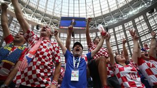 Hrvatski navijači briljiraju na tribinama stadiona Lužnjiki