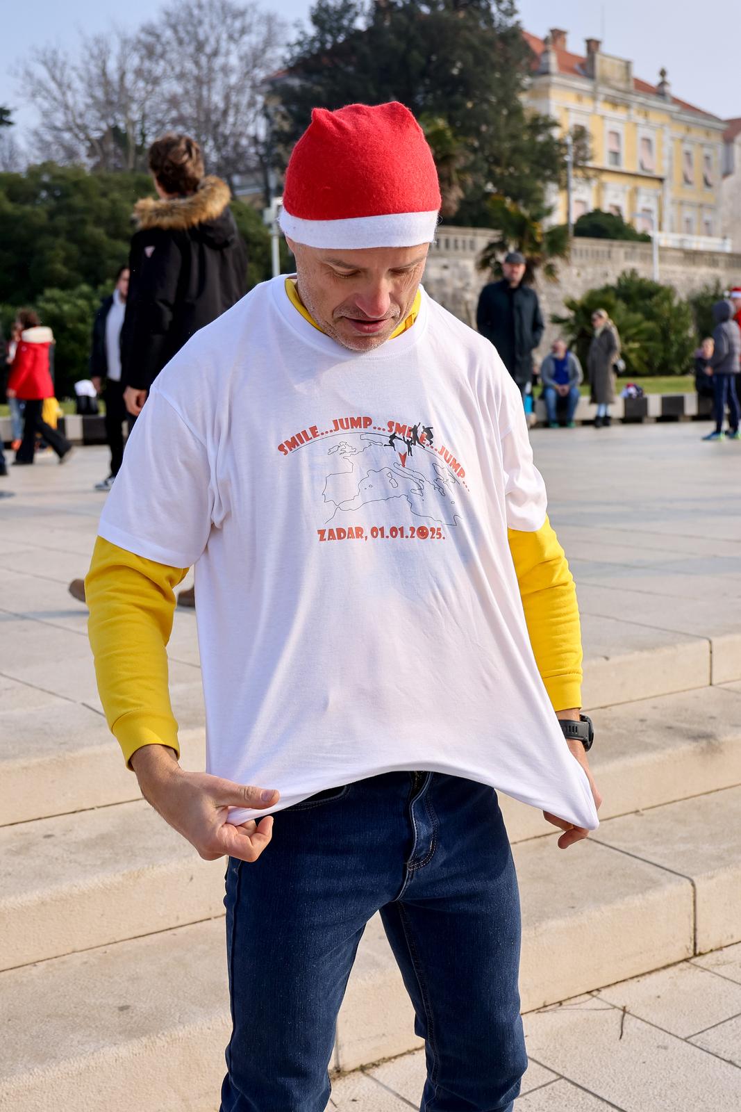 Novogodišnje kupanje na Morskim orguljama