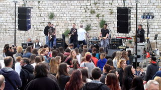 The Voice u Zadru: Sara, Dino, Ive i Jure na Trgu pet bunara, Foto: Roberto Lerga