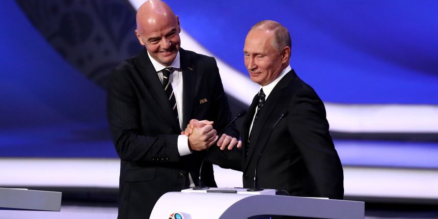 Putin i Infantino