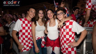 Veličanstven doček četvorice zadarskih Vatrenih