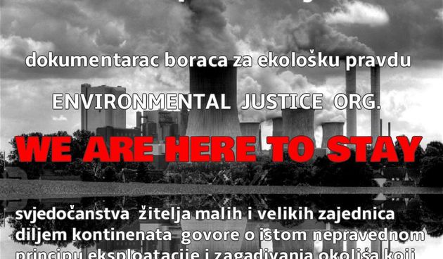 Ekologija u sridu: We are here to stay