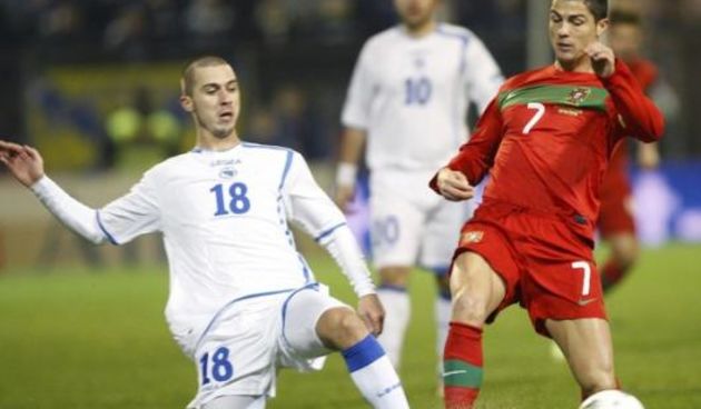 BiH – Portugal (Cristiano Ronaldo), foto: dnevniavaz.ba