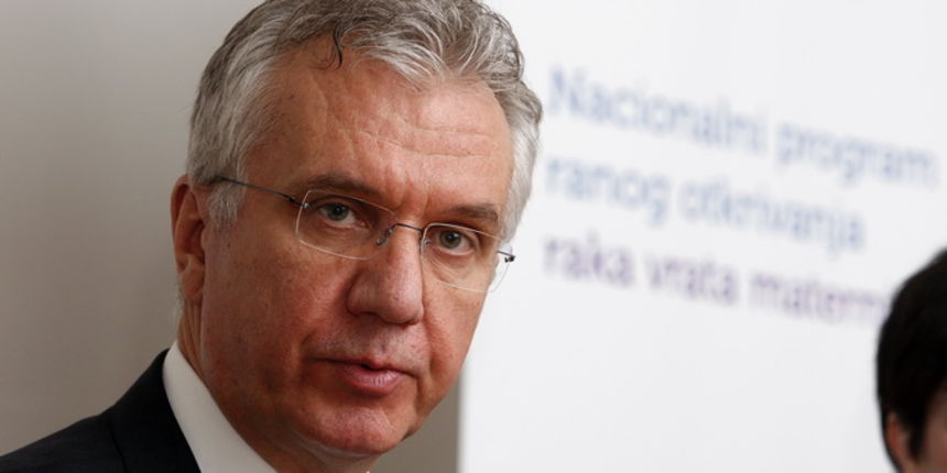 Zagreb, 170113.
Zavod za javno zdrvstvo.
Ministar zdravlja Rajko Ostojic nazocio je press konferenciji koju je organizirala Hrvatska liga protiv raka u povodu obiljezavanja Europskog tjedna prevencije raka vrata maternice i Sestog hrvatskog dana mimoza, p Zagreb, 170113.
Zavod za javno zdrvstvo.
Ministar zdravlja Rajko Ostojic nazocio je press konferenciji koju je organizirala Hrvatska liga protiv raka u povodu obiljezavanja Europskog tjedna prevencije raka vrata maternice i Sestog hrvatskog dana mimoza, p