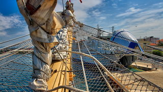 Ruski školski jedrenjak “Nadežda” u zadarskoj luci, foto: Roberto Lerga