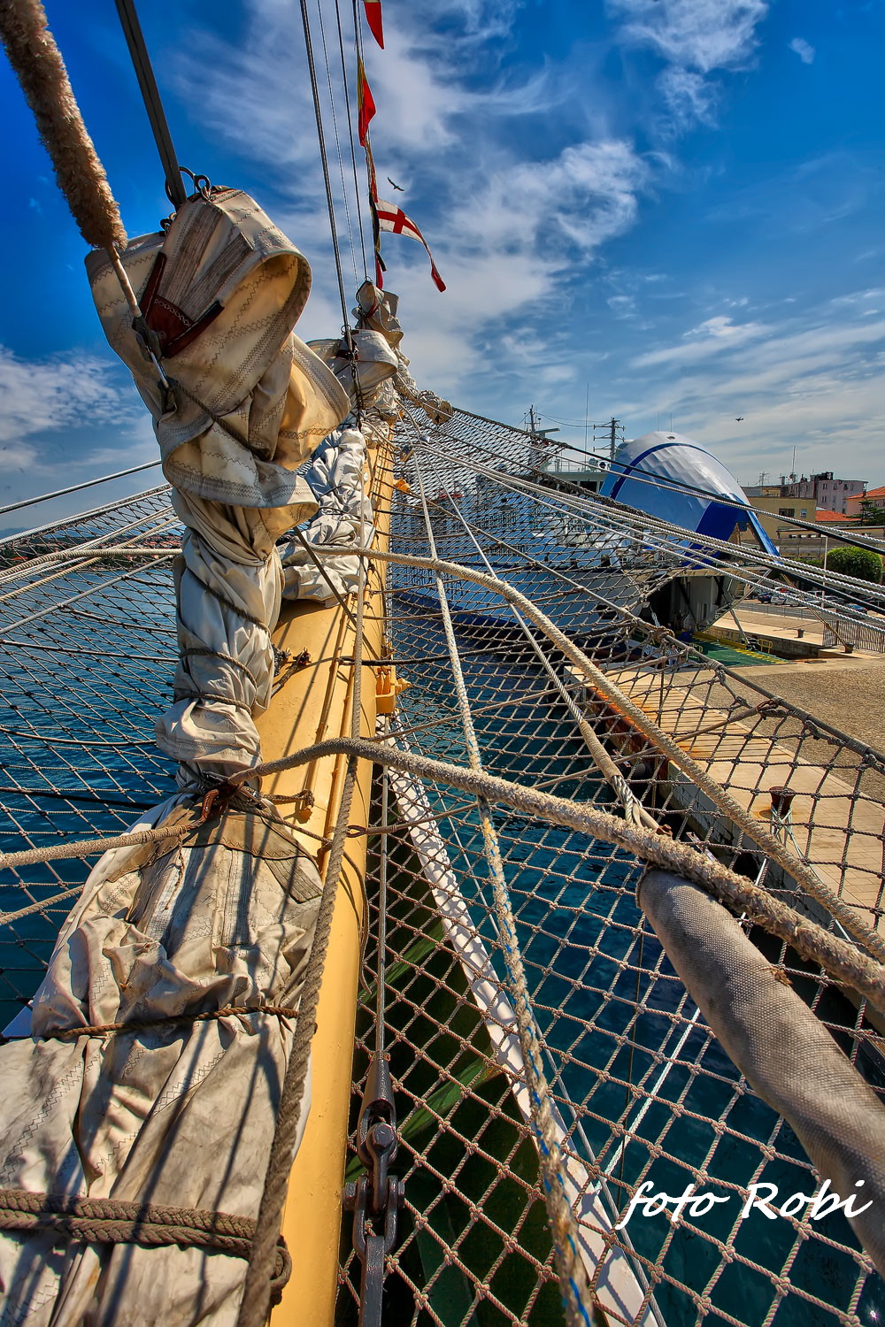 Ruski školski jedrenjak “Nadežda” u zadarskoj luci, foto: Roberto Lerga