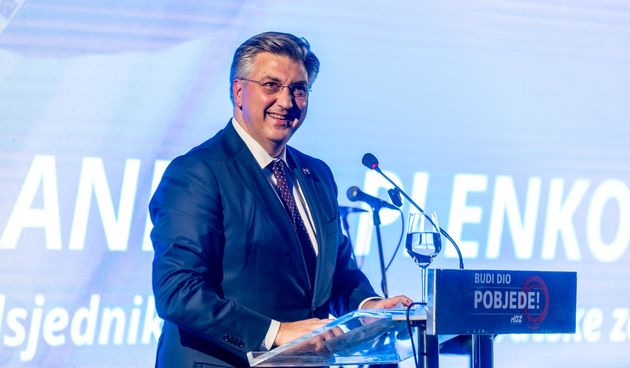 Predsjednik Vlade i HDZ-a Andrej Plenkovic  na obiljeavanju 34. ozbljetnice osnutka HDZ-a Osjecko – baranjske županije
