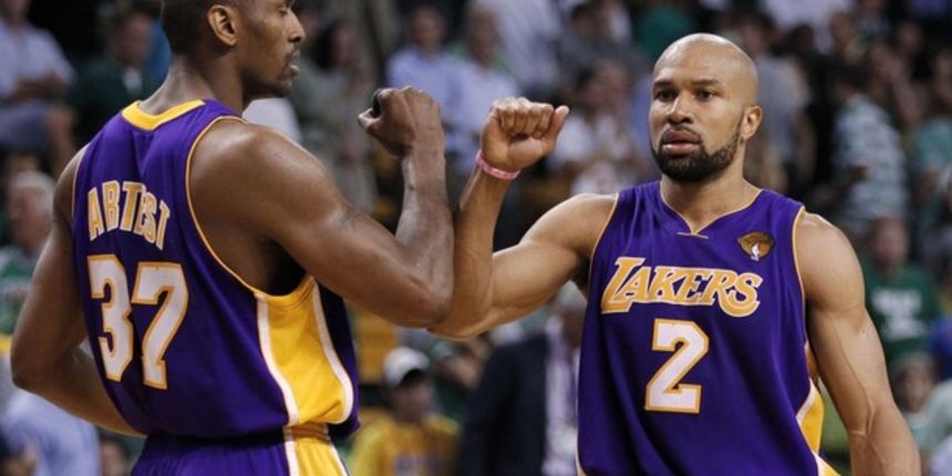 Ron Artest i Derek Fisher, Foto: Reuters Ron Artest i Derek Fisher, Foto: Reuters