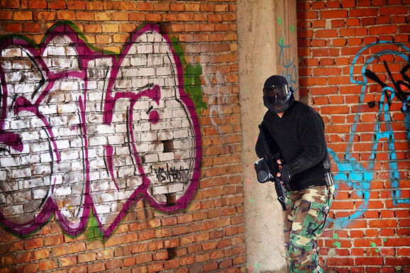 Paintball u Gaženici, 22. siječnja 2012. (foto:Saša Čuka)