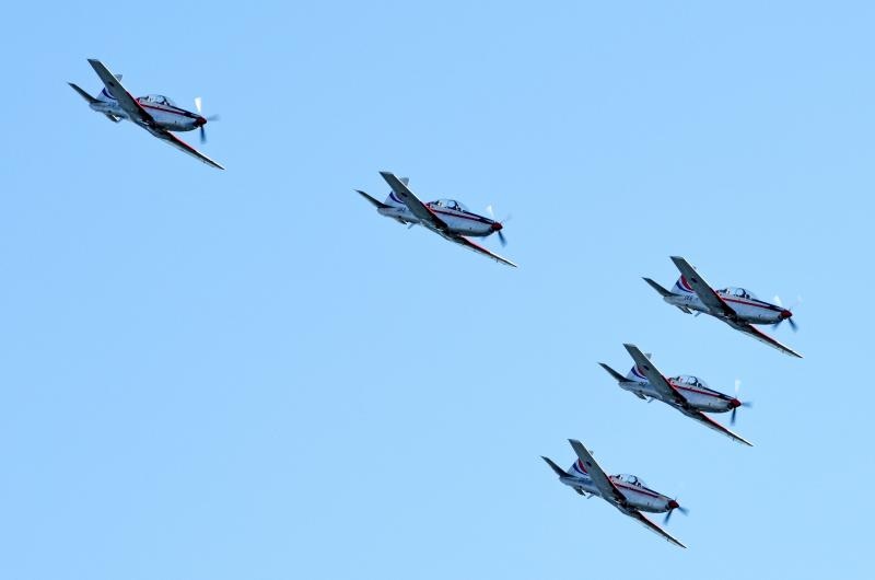 Šibenik: Akrobacijska grupa Krila oluje nakon 8 godina nastupila na Dječjem festivalu, Photo: Dusko Jaramaz/PIXSELL