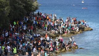 Pula: Triatlonska utrka Iroman 70.3, Foto: Duško Marušić/PIXSELL Pula: Triatlonska utrka Iroman 70.3, Foto: Duško Marušić/PIXSELL