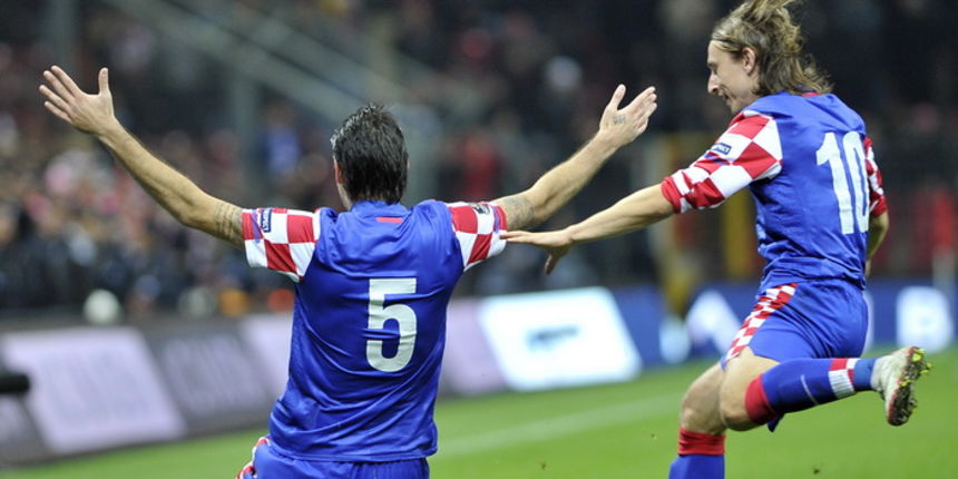 Istanbul, 111111.Turk Telekom Arena.Dodatna kvalifikacijska nogometna utakmica za plasman na Europsko prvenstvo, Turska – Hrvatska.Na slici: slavlje, Vedran Corluka za treci gol Hrvatske.Foto: Josko Ponos / CROPIX Istanbul, 111111.Turk Telekom Arena.Dodatna kvalifikacijska nogometna utakmica za plasman na Europsko prvenstvo, Turska – Hrvatska.Na slici: slavlje, Vedran Corluka za treci gol Hrvatske.Foto: Josko Ponos / CROPIX