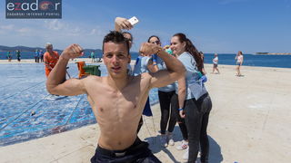 Ludijada zadarskih maturanata na Pozdravu suncu i Morskim orguljama