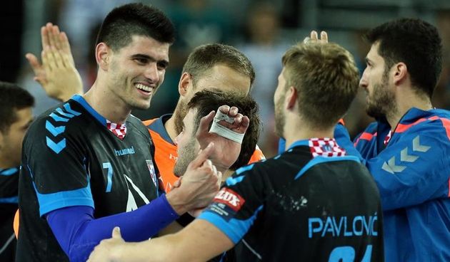 1. kolo Velux rukometne lige prvaka: RK Zagreb PPD – THW Kiel. Luka Stepancic. Photo: Goran Stanzl/PIXSELL