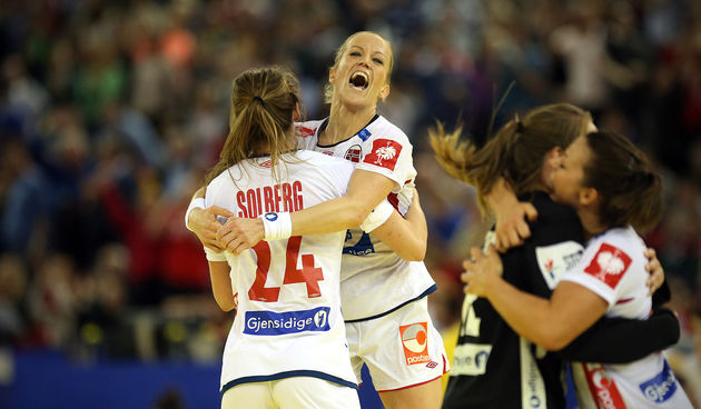 Slavlje Norvežanki, foto: ehf