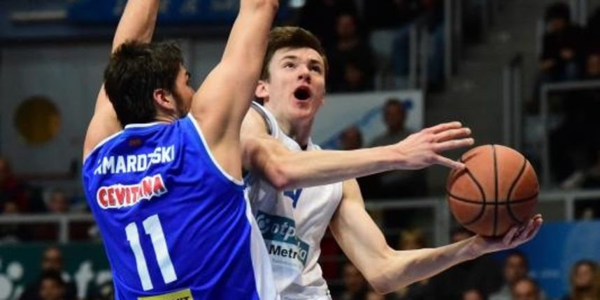 ABA Liga, 15. kolo, KK Zadar – MZT Skopje Aerodrom 74-69. Photo: Dino Stanin/PIXSELL