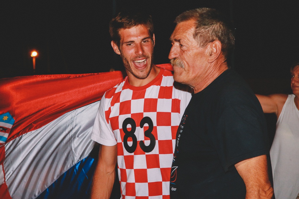 JK Uskok: Proslava olimpijskog zlata Fantele i Marenića