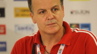 Zadar, 180710.
Dvorana Kresimira Cosica na Visnjiku.
Kosarkaska utakmica za 3.mjesto Prvenstva Europe do 20 godina izmedju Hrvatske i Spanjolske.
Na fotografiji : Borislav Kurtovic
Foto : Vladimir Ivanov / CROPIX