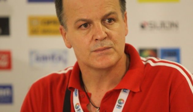 Zadar, 180710.
Dvorana Kresimira Cosica na Visnjiku.
Kosarkaska utakmica za 3.mjesto Prvenstva Europe do 20 godina izmedju Hrvatske i Spanjolske.
Na fotografiji : Borislav Kurtovic
Foto : Vladimir Ivanov / CROPIX