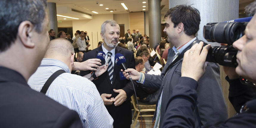 Ante Sanader, HDZ Split(Foto: Josko Ponos / CROPIX)