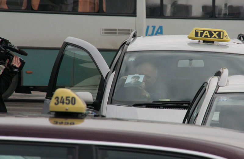 Tužna kolona zadarskih taksista