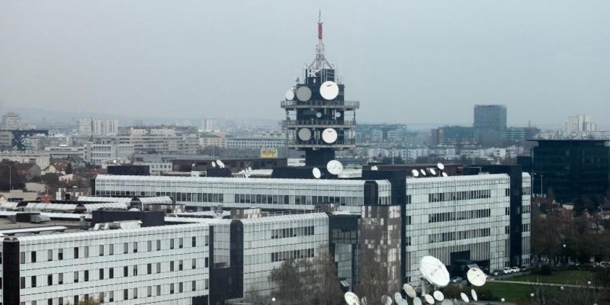 Zgrada Hrvatske Radio Televizije (HRT). Photo: Zeljko Lukunic/PIXSELL