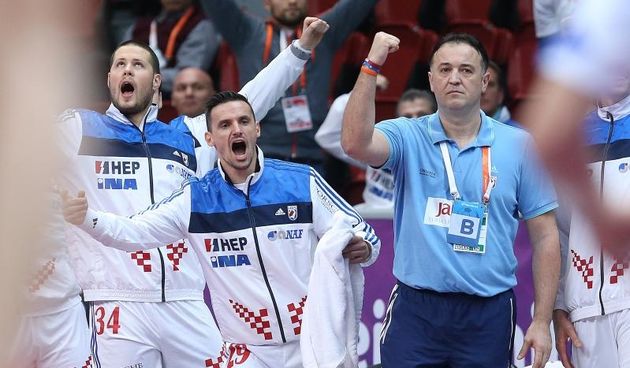 Doha, Katar – 24. svjetsko rukometno prvenstvo, 4. kolo, grupa B, Makedonija- Hrvatska. Photo: Goran Stanzl/PIXSELL