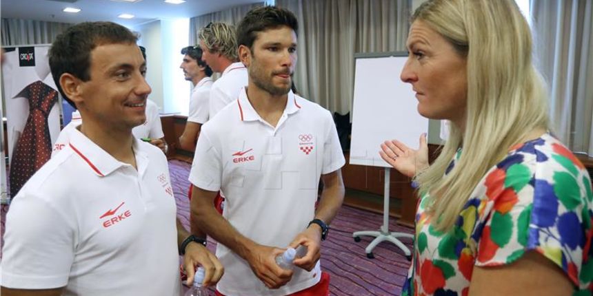 Svečani ispraćaj hrvatskih olimpijaca, foto: Hina Svečani ispraćaj hrvatskih olimpijaca, foto: Hina