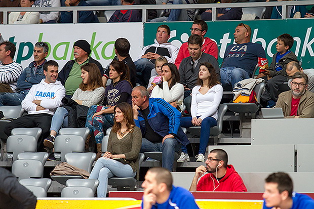 A-1 liga za prvaka, 6. kolo: KK Zadar – KK Zagreb 87-69, foto: Kristijan Orlić