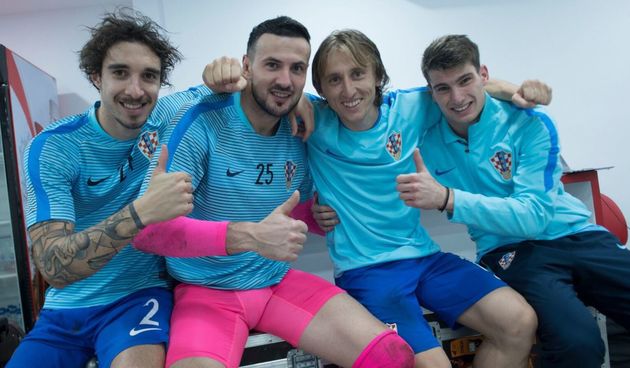 Šime Vrsaljko, Danijel Subašić, Luka Modrić, Dominik Livaković