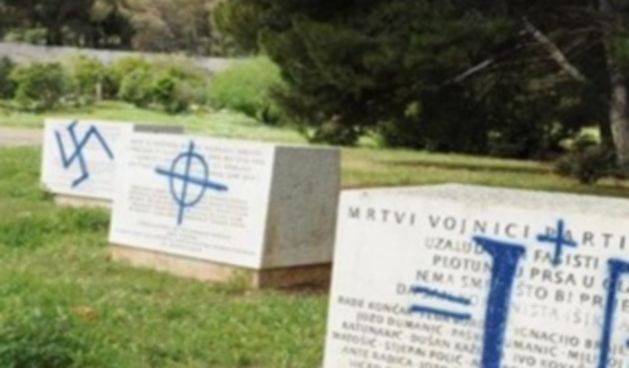 Išarani spomenici u Šubićevcu, foto: HRT