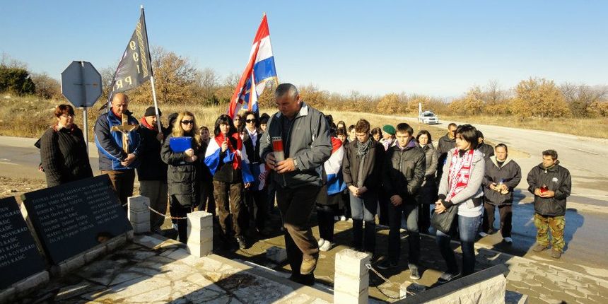 “Koracima nade u istinu” za sve poginule branitelje i civile akcije “Maslenica””, foto: uzdr-zd.hr