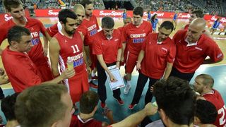 Arena Zagreb, Zagreb – Pripremni turnir za EuroBasket 2015., Hrvatska – Estonija. Photo: Igor Kralj i Marko Lukunic/PIXSELL Arena Zagreb, Zagreb – Pripremni turnir za EuroBasket 2015., Hrvatska – Estonija. Photo: Igor Kralj i Marko Lukunic/PIXSELL