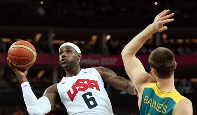 Dream Team: LeBron James, foto: london2012.com