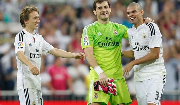Luka Modrić, Iker Casillas i Pepe, foto: realmadrid.com