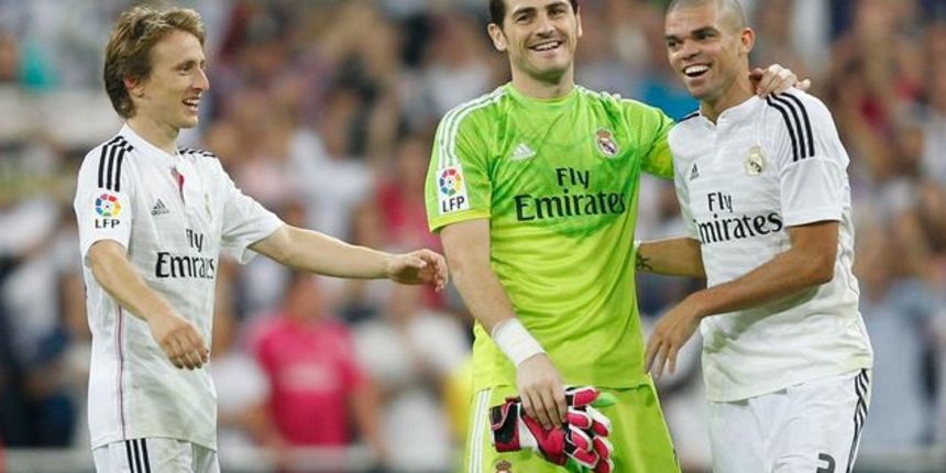 Luka Modrić, Iker Casillas i Pepe, foto: realmadrid.com