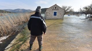 Nezapamćeno visoka razina vodostaja Vranskog jezera Nezapamćeno visoka razina vodostaja Vranskog jezera