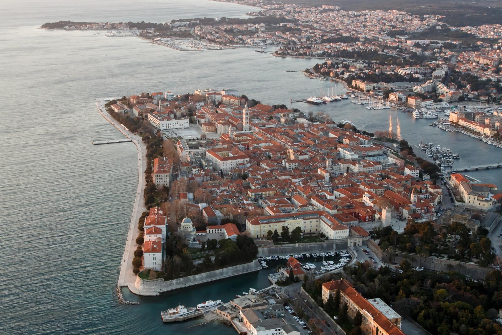 Zadar iz zraka, panorama Zadra Zadar iz zraka, panorama Zadra