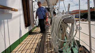 Ruski školski jedrenjak “Nadežda” u zadarskoj luci, foto: Roberto Lerga