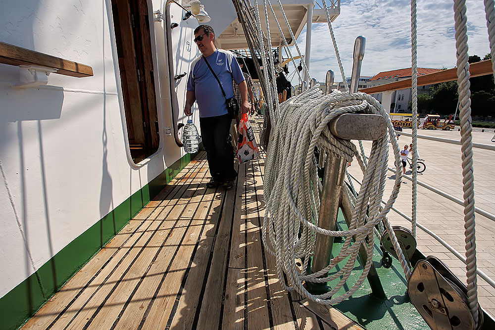 Ruski školski jedrenjak “Nadežda” u zadarskoj luci, foto: Roberto Lerga