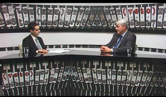 Sanjin Španović i Zlatko Komadina u emisiji Veto Jabuka TV