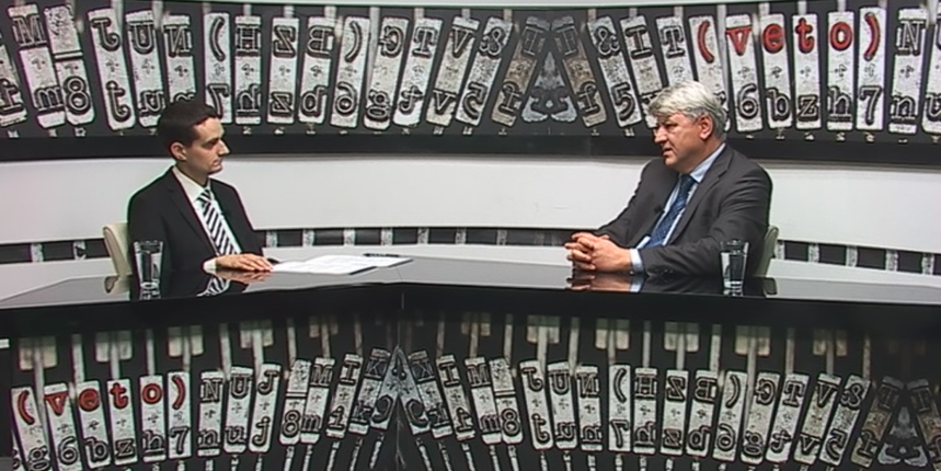 Sanjin Španović i Zlatko Komadina u emisiji Veto Jabuka TV