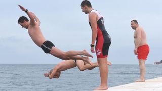 Novogodišnje kupanje na Morskim orguljama Novogodišnje kupanje na Morskim orguljama