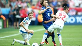 Stadion Geoffroy-Guichard, Saint-Etienne, UEFA EURO 2016., 2. kolo, skupina D, Česka – Hrvatska. Photo: PIXSELL Stadion Geoffroy-Guichard, Saint-Etienne, UEFA EURO 2016., 2. kolo, skupina D, Česka – Hrvatska. Photo: PIXSELL