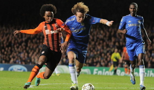 David Luiz (Chelsea – Šahtar), foto: shakhtar.com